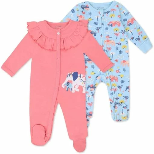 Top 10 ✨ Sleep And Play Footies Organic Cotton, Set Of Two, Sleepers Turtle Print 🔥 -Sleepwear & Robes Sales 51i3izYpa0L. AC
