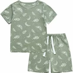 Best Pirce ✔️ Owlivia 100% Organic Cotton Baby Long/Short Sleeve Pajama Sets, Toddler Boy Girl 2-Piece Sleepwear Short Rabbit Gray 🎁 -Sleepwear & Robes Sales 51k5CPSGt7S. AC