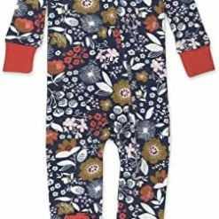 Cheapest 🔥 HonestBaby Baby Organic Cotton Snug-fit Footed Pajamas Flower Power ✔️ -Sleepwear & Robes Sales 51lrTmh2ANL. AC