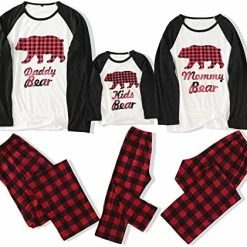 Discount 😀 Matching Family Pajamas Set 🎄 Christmas Pants Cotton Pjs Set Bear Pajamas For Family 🌟 -Sleepwear & Robes Sales 51mEv0lp48L. AC 1