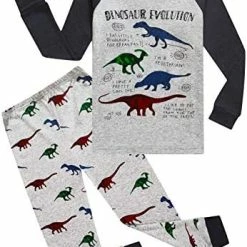 Outlet 🎉 Family Feeling Dinosaur Little Boys Kids Pajamas Sets 100% Cotton Pjs Glow-in-the-dark/6971 ❤️ -Sleepwear & Robes Sales 51nnqZm0cnL. AC