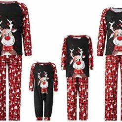 Buy ⭐ Christmas Pajamas Family Matching Sets 🔔 Christmas Pjs Xmas Sleepwear Jammies Holiday Loungewear Set For Adult Kids Baby 😀 -Sleepwear & Robes Sales 51qxBKyqzHL. AC