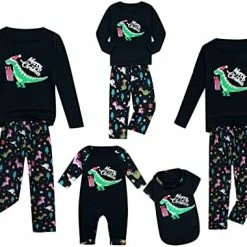 Discount 👏 Holiday Family Pajamas Matching Sets 🎁 Christmas PJs With Mama Bear Printed Romper Plaid Pants Sleepwear 🥰 -Sleepwear & Robes Sales 51r2xxqT8NL. AC