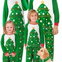Best Pirce ⭐ Family Matching Pajamas 🎅 Christmas Pjs Holiday Nightwear Sleepwear Sets Long Sleeve Pjs 👍 -Sleepwear & Robes Sales 51trcr4 wdL. AC