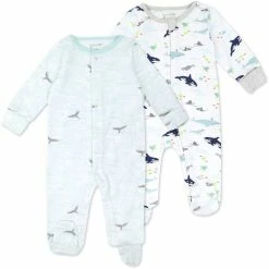 Top 10 ✨ Sleep And Play Footies Organic Cotton, Set Of Two, Sleepers Turtle Print 🔥 -Sleepwear & Robes Sales 51uMWfLY4HL. AC