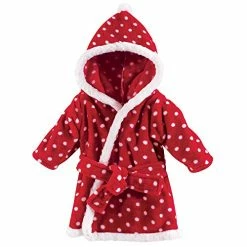 Coupon 👏 Hudson Baby Unisex Baby Plush Animal Face Robe, Pretty Elephant, One Size, 0-9 Months 😀 -Sleepwear & Robes Sales 51uN0W2FbeL
