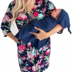 Best deal 🛒 DOUBLE THE SPRINKLES Maternity Robe And Matching Baby Set Hospital Labor Delivery Robe And Swaddle Set Maddison + Green Swaddle Set 🎉 28 Best deal 🛒 DOUBLE THE SPRINKLES Maternity Robe And Matching Baby Set Hospital Labor Delivery Robe And Swaddle Set Maddison + Green Swaddle Set 🎉 -Sleepwear & Robes Sales 51vpalhgqES. AC