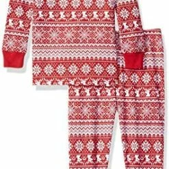 Outlet 🎁 Amazon Essentials Unisex Babies, Toddlers And Kids' Snug-Fit Cotton Pajama Sleepwear Sets Happy Camper 🔔 -Sleepwear & Robes Sales 51wwT8gQwJL. AC