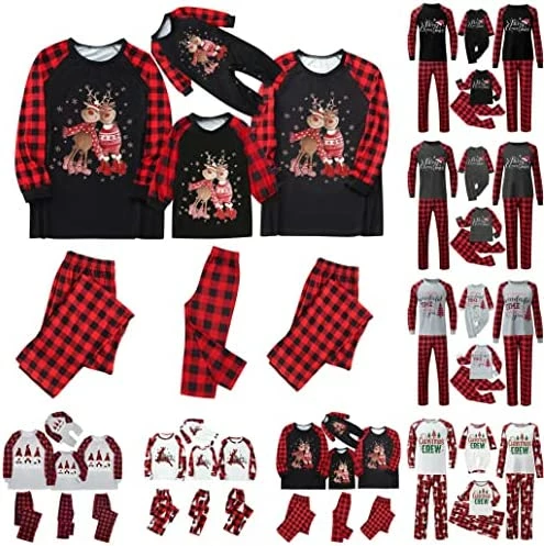 Cheap 🔔 Matching 🎅 Christmas Family Pajamas Sets, Xmas Elk Reindeer Print Family 🎅 Christmas Pjs Matching Sets Loungewear Outfits 😀 6 Cheap 🔔 Matching 🎅 Christmas Family Pajamas Sets, Xmas Elk Reindeer Print Family 🎅 Christmas Pjs Matching Sets Loungewear Outfits 😀 - Image 6