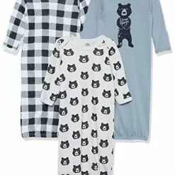New 👍 Yoga Sprout Cotton Gowns, 3 Pack Little Man 💯
