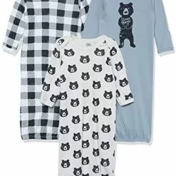 New 👍 Yoga Sprout Cotton Gowns, 3 Pack Little Man 💯 -Sleepwear & Robes Sales 51xLnsa9wgL. AC