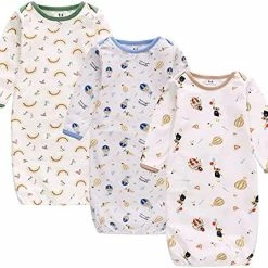 Deals ❤️ Baby Newborn Gown, 3 Packs Baby Sleeping Bag, Long Sleeve Sleep Sack, Cotton Cloths For Newborn Boys 👧 Girls 0-12 Months Unicorn+cloud+snowflake 🌟 -Sleepwear & Robes Sales 51zG2EEwDNS. AC
