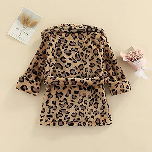 Budget β¨ Mubineo Toddler Baby Girl Boy Comfy Thick Solid Color Plush Robe Unisex Bathrobe Z1 Animal Leopard π 2 Budget β¨ Mubineo Toddler Baby Girl Boy Comfy Thick Solid Color Plush Robe Unisex Bathrobe Z1 Animal Leopard π - Image 2