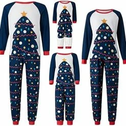 Deals ❤️ Christmas Pajamas For Family Matching Family ❄ Christmas Pajamas Set PJS Holiday Xmas Family Jammies Sleepwear ✔️ -Sleepwear & Robes Sales 51zt7u4rC3L. AC