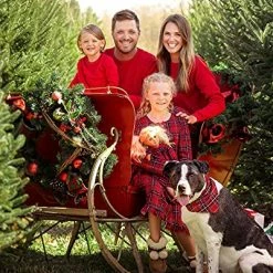 Top 10 🔔 SleepytimePJs 🎅 Christmas Family Matching Plaid Flannel Pajama Pj Sets 🎁 -Sleepwear & Robes Sales 61F8jOAPWcL