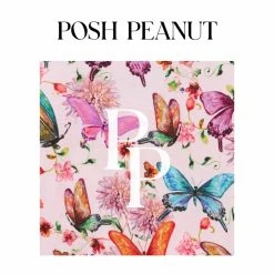 Cheapest ✨ Posh Peanut Knotted Newborn Gown - Newborn Gowns For 👧 Girls, Baby Sleep Gown - Baby Girl Gowns 0-3 Months, Baby Knotted Gowns Pink Heather 🛒 -Sleepwear & Robes Sales 61XoMQytEVL